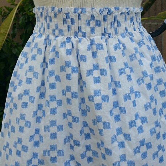 MADEWELL Crosshatch Ikat Shirred Cotton - Picture 7 of 7